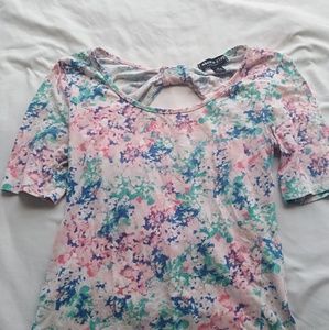 Floral crop top